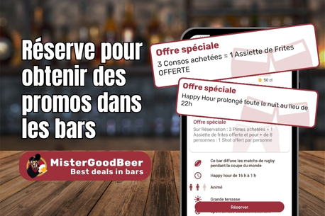 MisterGoodBeer, l’appli participative pour trouver des bars pas chers et des promotions